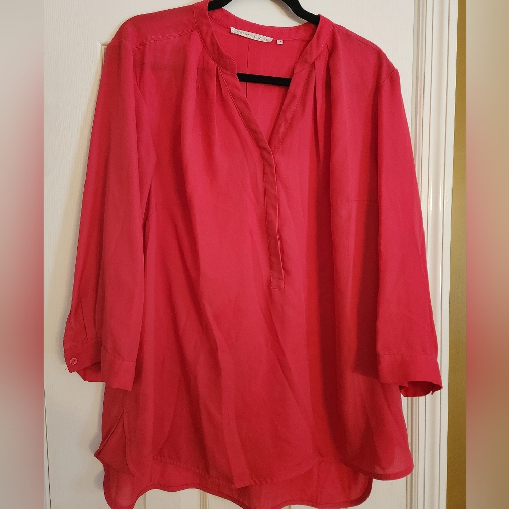 Hot pink blouse